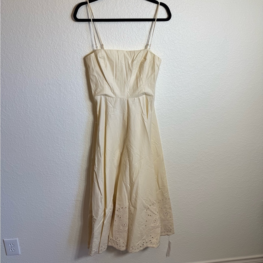 REFORMATION Cherie Dress In Sugar - Picture 4 of 11